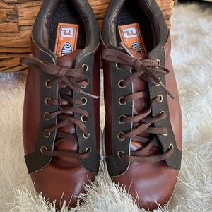 FootJoy Men's Brown Contour Casual spikeless golf shoes size 8.5 (Preowned)